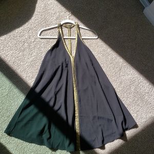 Black and Gold Forever 21 Dress